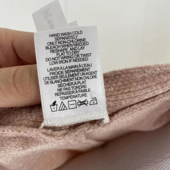 Wynne Lounge Button Front Cardigan Dusty Rose Oversized Fit Size P - Picture 14 of 14